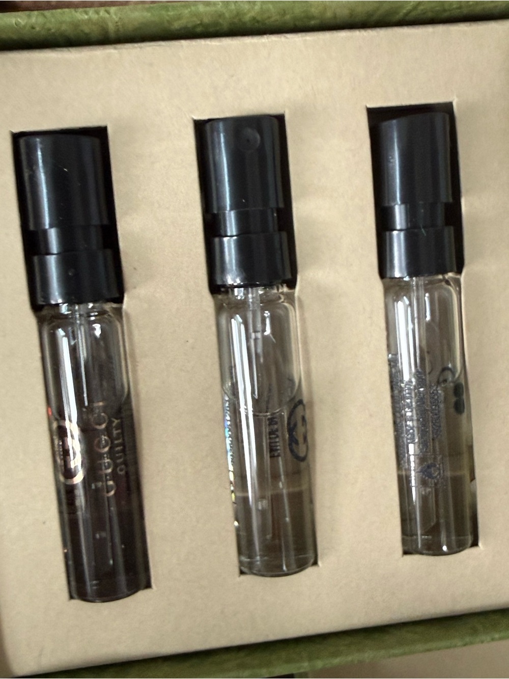*NEW* Mens* 3Pc* 1.5ml*Gucci* Beauty for Men Discovery Set